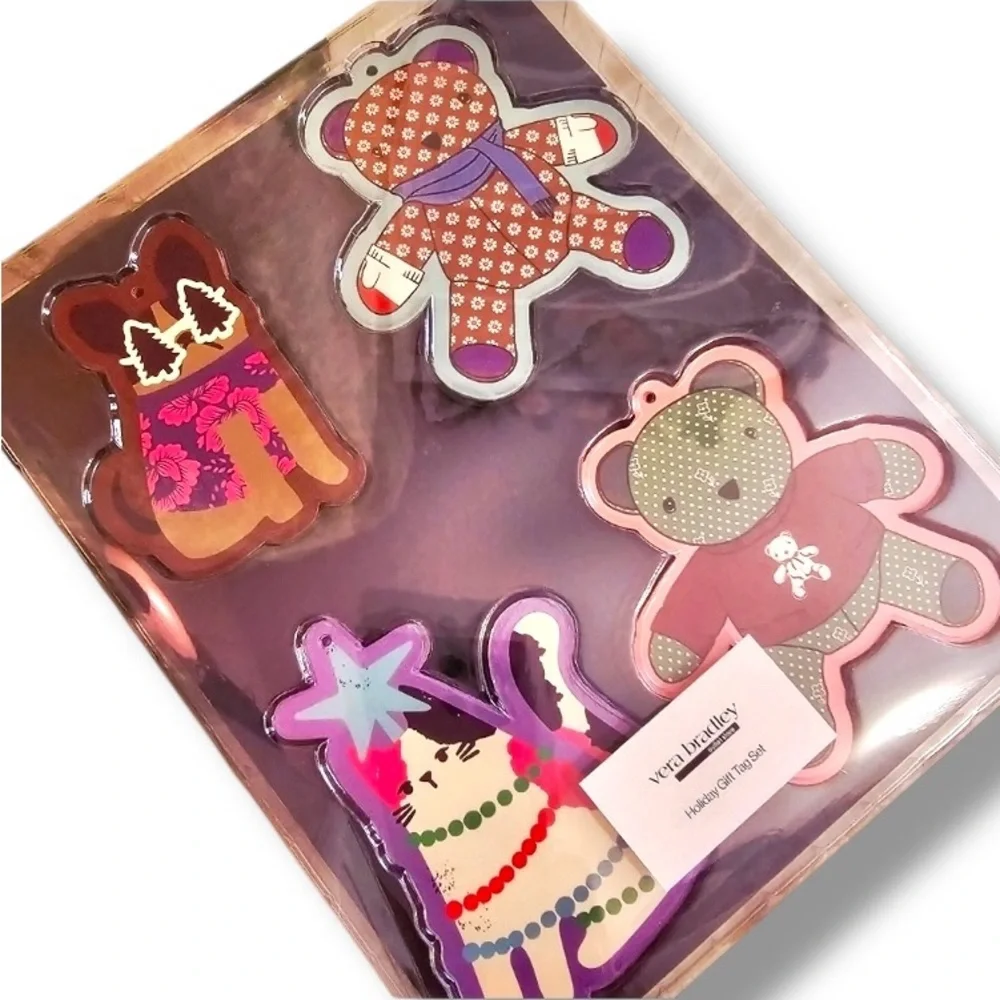Vera Bradley Holiday Hang Tag Set - NIB